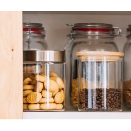 Andrea House - Γυάλινο Δοχείο Με Καπάκι Inox 700ml