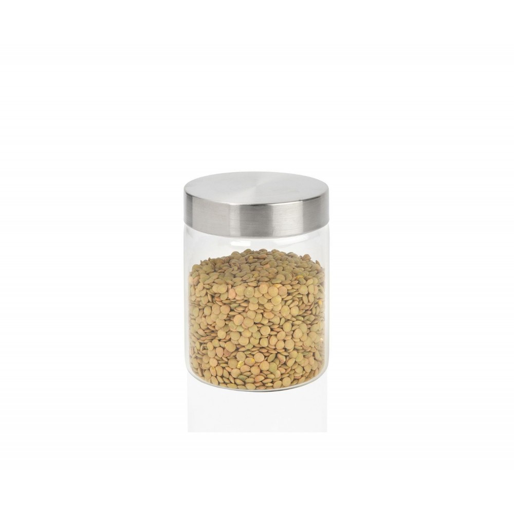 Andrea House - Γυάλινο Δοχείο Με Καπάκι Inox 700ml Andrea House - Γυάλινο Δοχείο Με Καπάκι Inox 700ml