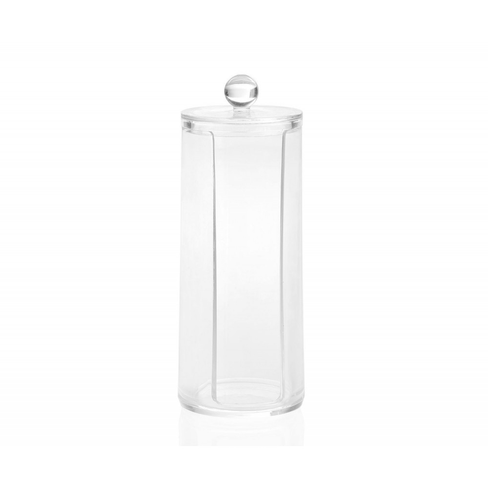 Andrea House - Ακρυλικό Κουτί Μπάνιου Για Δίσκους Ντεμακιγιάζ