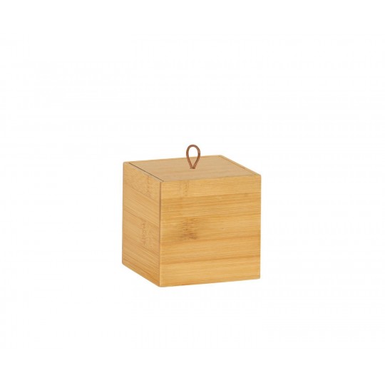 Andrea House - Κουτί Bamboo Με Καπάκι 9x9cm