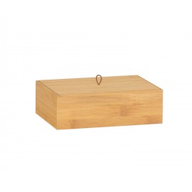 Andrea House - Κουτί Bamboo Με Καπάκι 22x15cm