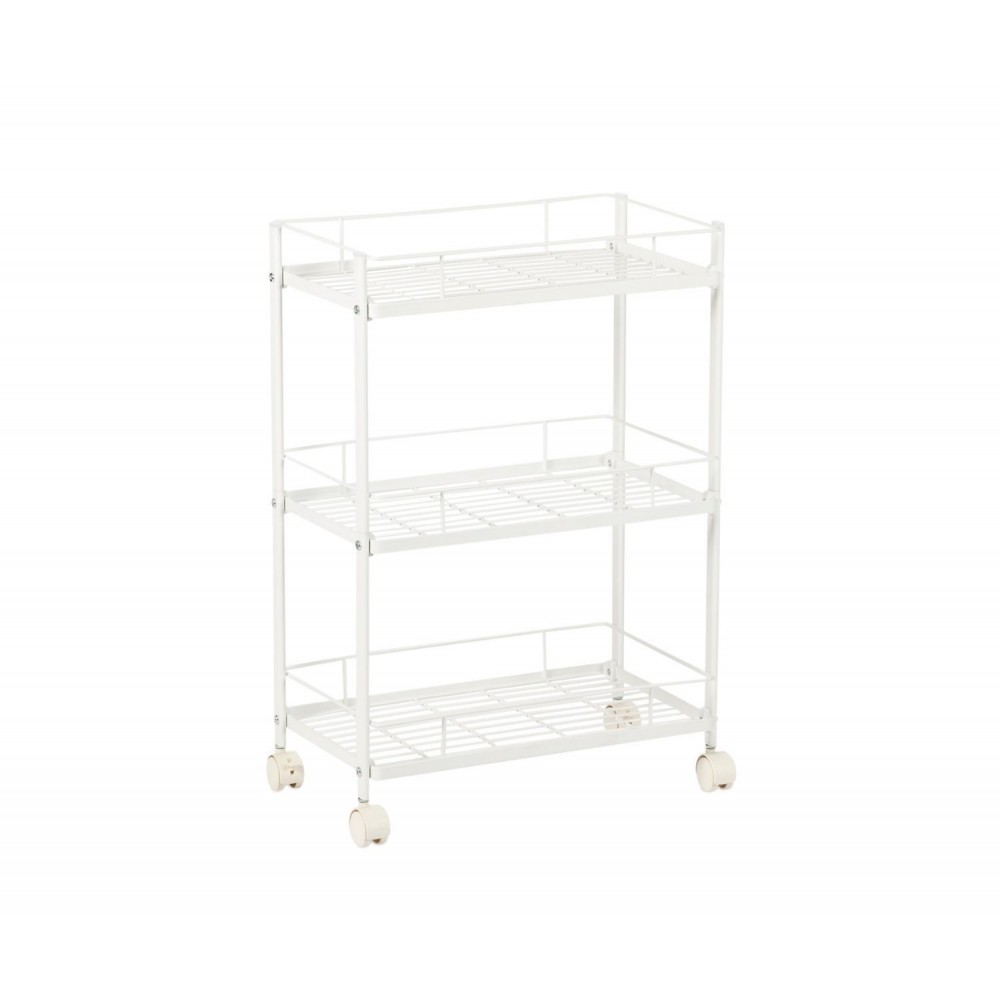 Andrea House - Τρόλει Κουζίνας 3 Επιπέδων White