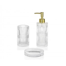 Andrea House - Αντλία Για Σαπούνι Diamond Glass / Golden