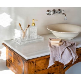 Andrea House - Αντλία Για Σαπούνι Diamond Glass / Golden