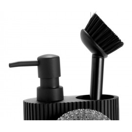 Andrea House - Αντλία Για Σαπούνι Κουζίνας 3 Σε 1 Black Stripes