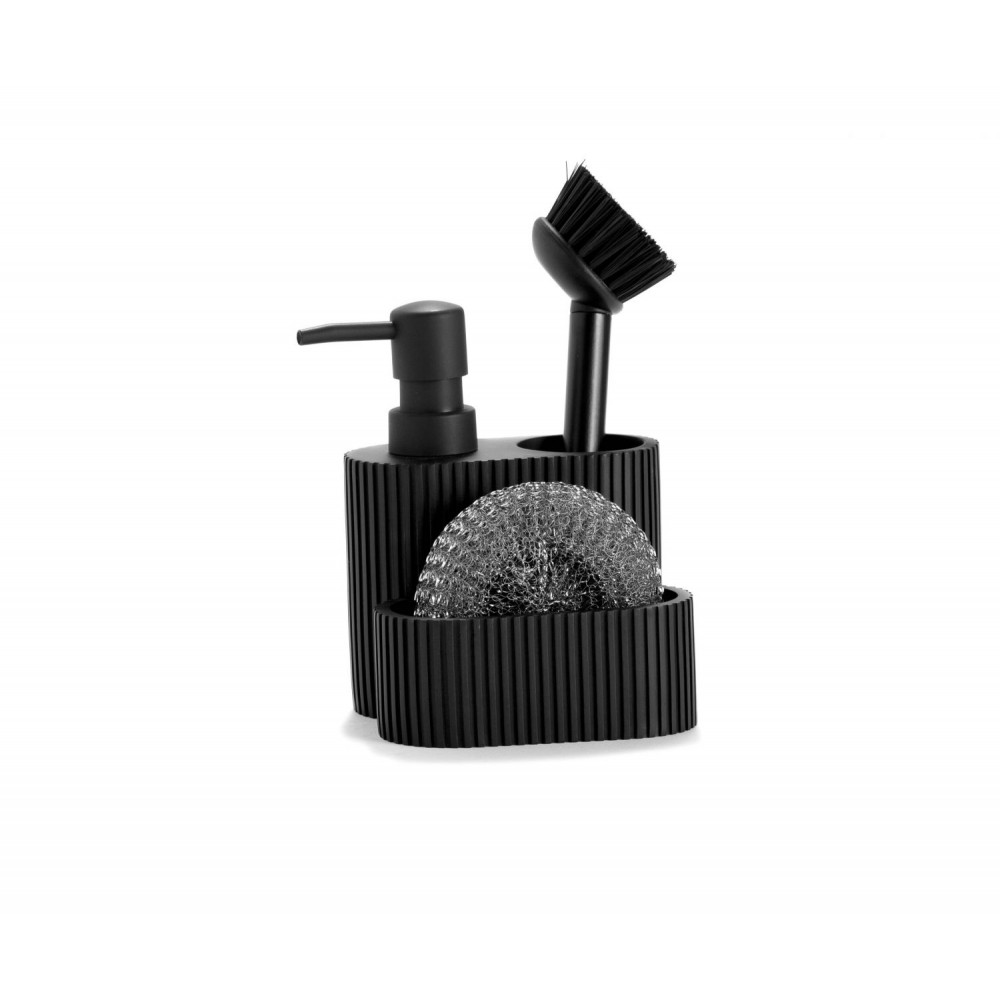 Andrea House - Αντλία Για Σαπούνι Κουζίνας 3 Σε 1 Black Stripes