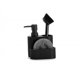 Andrea House - Αντλία Για Σαπούνι Κουζίνας 3 Σε 1 Black Stripes