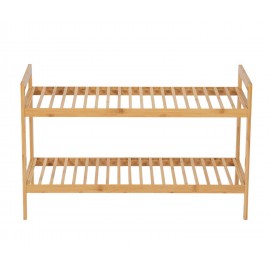 Andrea House - Μακρόστενο Ράφι 2 Επιπέδων Bamboo