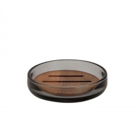 Andrea House - Βάση Για Σαπούνι Grey Glass Acacia