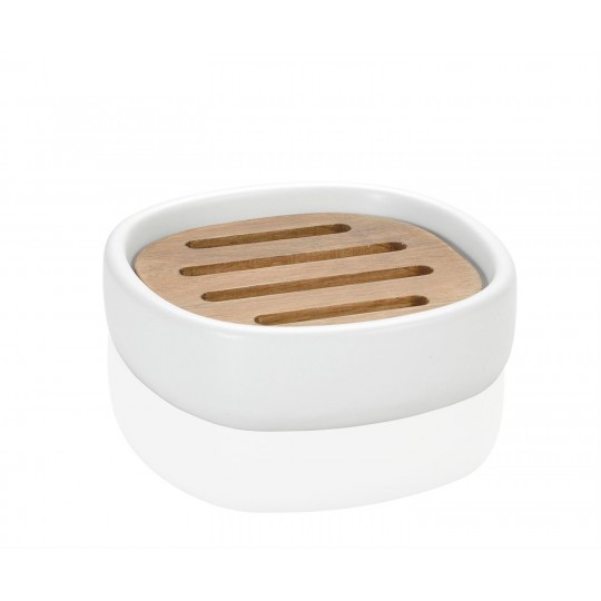 Andrea House - Βάση Για Σαπούνι Cermanic White