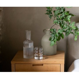 Andrea House - Γυάλινη Κανάτα Ripple 1L