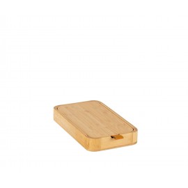 Andrea House - Κουτί Αποθήκευσης Κοσμημάτων Με Καθρέφτη Bamboo 