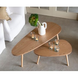 Andrea House - Σετ 2 Τραπεζάκια Σαλονιού