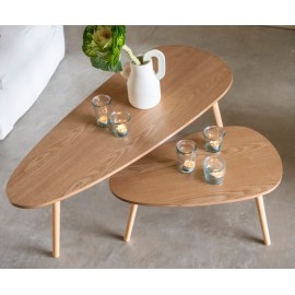 Andrea House - Σετ 2 Τραπεζάκια Σαλονιού