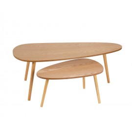 Andrea House - Σετ 2 Τραπεζάκια Σαλονιού