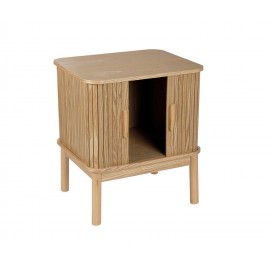 Andrea House - Κομοδίνο Με Ντουλαπάκι Nordic Ash Wood Large