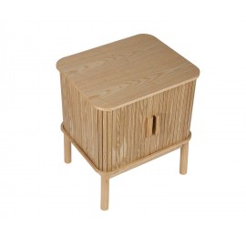 Andrea House - Κομοδίνο Με Ντουλαπάκι Nordic Ash Wood Large