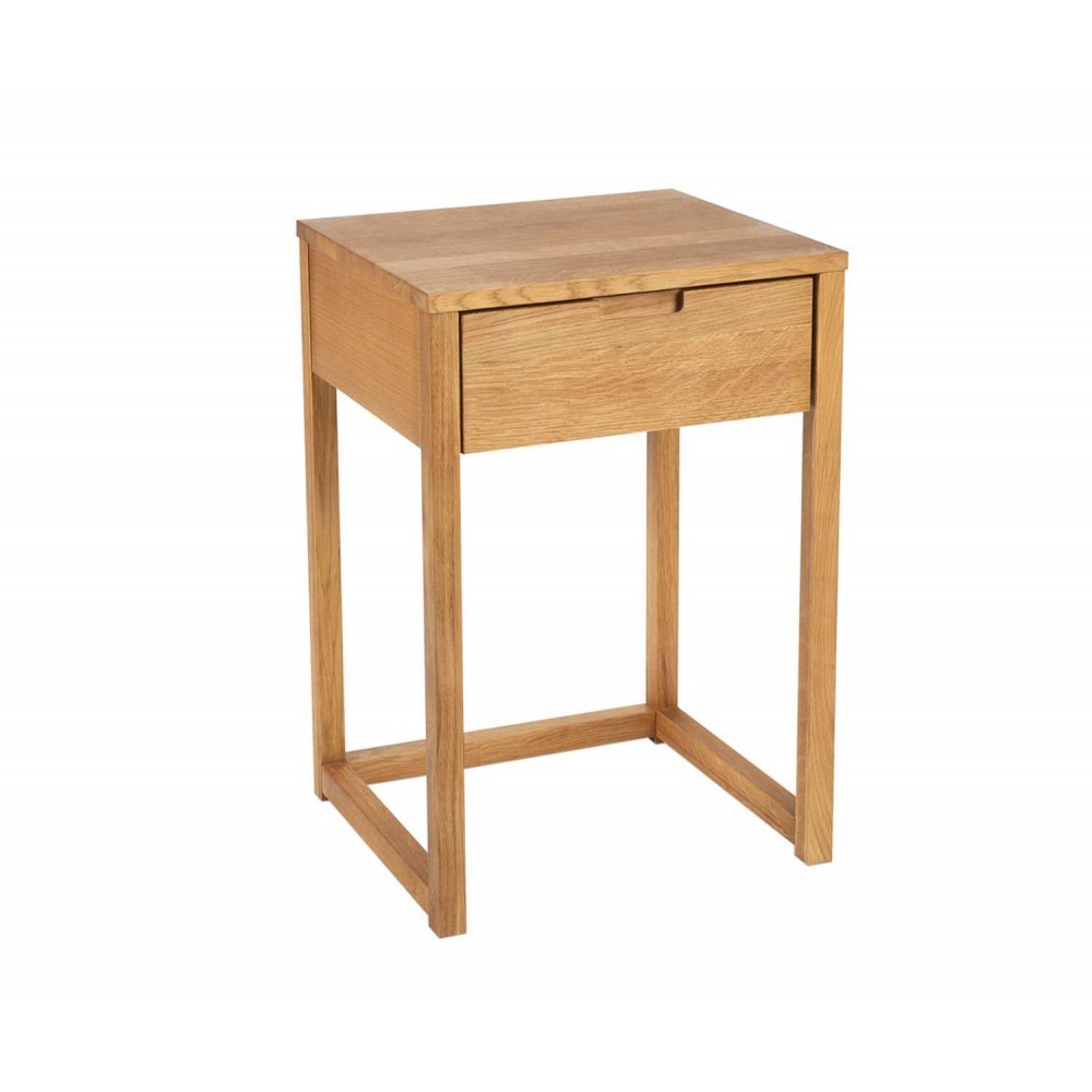 Andrea House - Κομοδίνο Με 1 Συρτάρι Modern Oak Wood