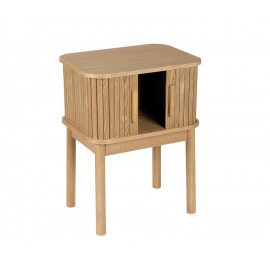 Andrea House - Κομοδίνο Με Ντουλαπάκι Nordic Ash Wood