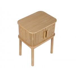 Andrea House - Κομοδίνο Με Ντουλαπάκι Nordic Ash Wood