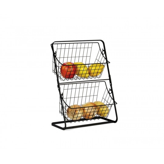 Andrea House - Ράφι Οργάνωσης Φρούτων & Λαχανικών Black Andrea House - Ράφι Οργάνωσης Φρούτων & Λαχανικών Black