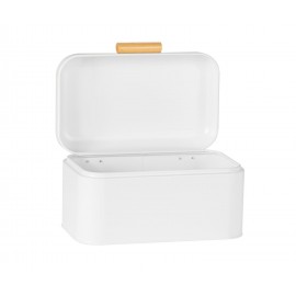 Andrea House - Μεταλλική Ψωμιέρα Nordic White Metal