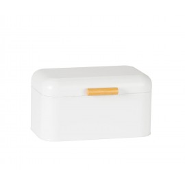 Andrea House - Μεταλλική Ψωμιέρα Nordic White Metal