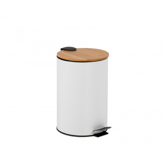 Andrea House - Κάδος Κουζίνας 12L Nordic White/Bamboo Andrea House - Κάδος Κουζίνας 12L Nordic White/Bamboo