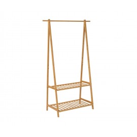 Andrea House - Σταντ Ρούχων Με 2 Ράφια Bamboo