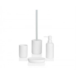 Andrea House - Ποτηράκι Για Οδοντόβουρτσες White Resin