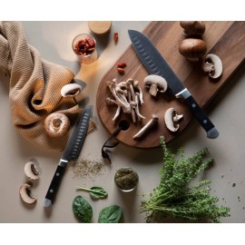 Andrea House - Σετ 2 Μαχαίρια Santoku Black