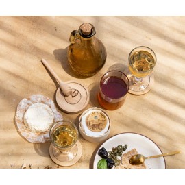 Andrea House - Γυάλινο Δοχείο Με Κουτάλι Για Μέλι 450ml