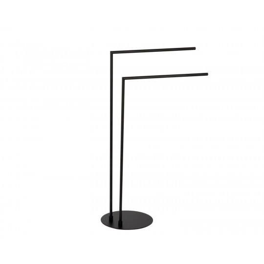 Andrea House - Βάση Δαπέδου Για Πετσέτες Matt Black Metal