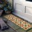 Artsy Mats - Μεγάλο Χαλάκι Εισόδου Green Moroccan Tile Pattern 120x40cm
