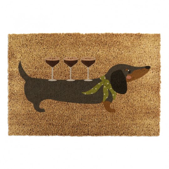 Artsy Mats - Χαλάκι Εισόδου Sausage Dog Martini 60x40cm