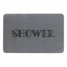 Artsy Mats - Αντιολισθητικό Πατάκι Μπάνιου Shower Grey Stone 39x60cm