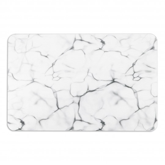 Artsy Mats - Αντιολισθητικό Πατάκι Μπάνιου Marble Pattern White Stone 39x60cm Artsy Mats - Αντιολισθητικό Πατάκι Μπάνιου Marble Pattern White Stone 39x60cm