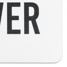 Artsy Mats - Αντιολισθητικό Πατάκι Μπάνιου Don't Pee In The Shower White Stone 39x60cm