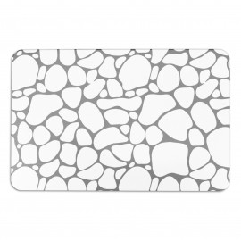 Artsy Mats - Αντιολισθητικό Πατάκι Μπάνιου Pebbles White Stone 39x60cm