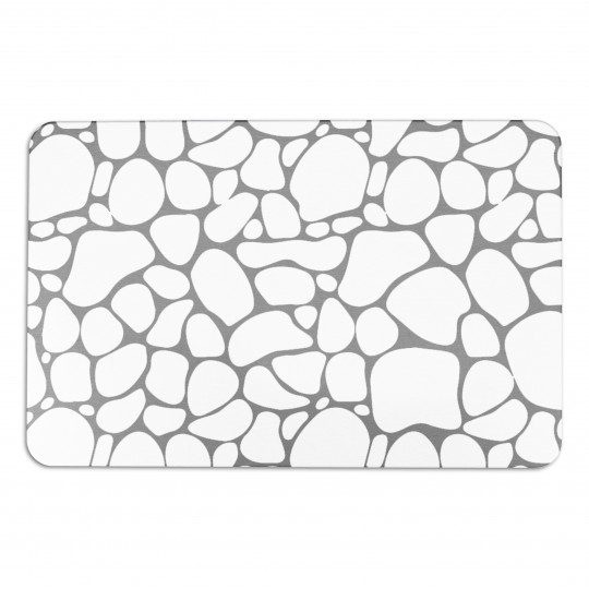 Artsy Mats - Αντιολισθητικό Πατάκι Μπάνιου Pebbles White Stone 39x60cm