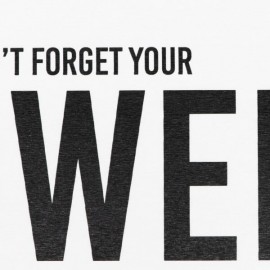 Artsy Mats - Αντιολισθητικό Πατάκι Μπάνιου Don't Forget Your Towel White Stone 39x60cm