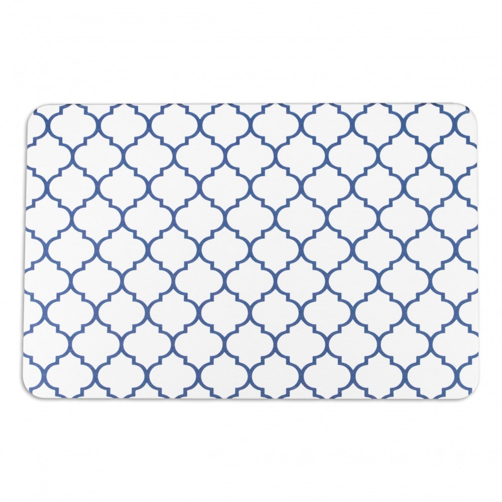 Artsy Mats - Αντιολισθητικό Πατάκι Μπάνιου BlueTrellis White Stone 39x60cm