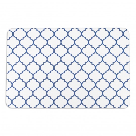 Artsy Mats - Αντιολισθητικό Πατάκι Μπάνιου BlueTrellis White Stone 39x60cm