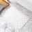 Artsy Mats - Αντιολισθητικό Πατάκι Μπάνιου Grey Trellis White Stone 39x60cm