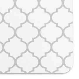 Artsy Mats - Αντιολισθητικό Πατάκι Μπάνιου Grey Trellis White Stone 39x60cm