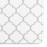 Artsy Mats - Αντιολισθητικό Πατάκι Μπάνιου Grey Trellis White Stone 39x60cm