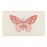 Artsy Mats - Χαλάκι Εισόδου Orange Flower Butterfly 70x40cm