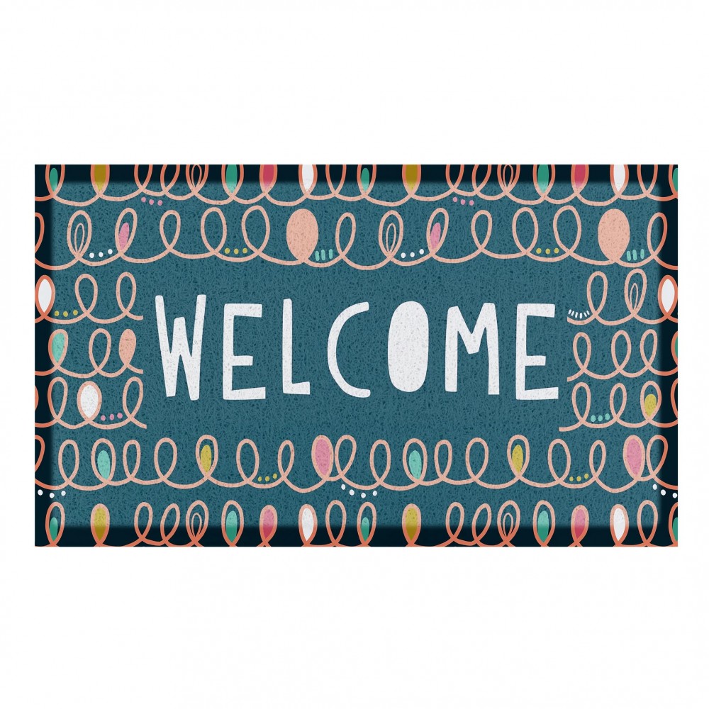 Artsy Mats - Χαλάκι Εισόδου Welcome Curls x Anna Treliving 70x40cm Artsy Mats - Χαλάκι Εισόδου Welcome Curls x Anna Treliving 70x40cm