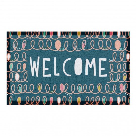 Artsy Mats - Χαλάκι Εισόδου Welcome Curls x Anna Treliving 70x40cm Artsy Mats - Χαλάκι Εισόδου Welcome Curls x Anna Treliving 70x40cm