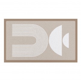 Artsy Mats - Χαλάκι Εισόδου Half Moon Abstract Beige 70x40cm